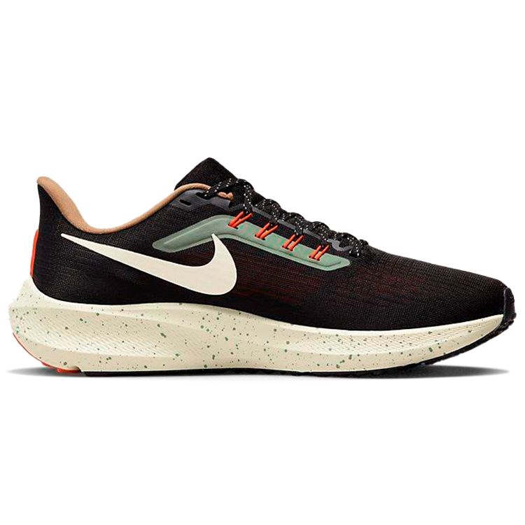 Nike Air Zoom Pegasus 39 Men Black Coconut Milk Safety Orange Alabaster DX6039-071