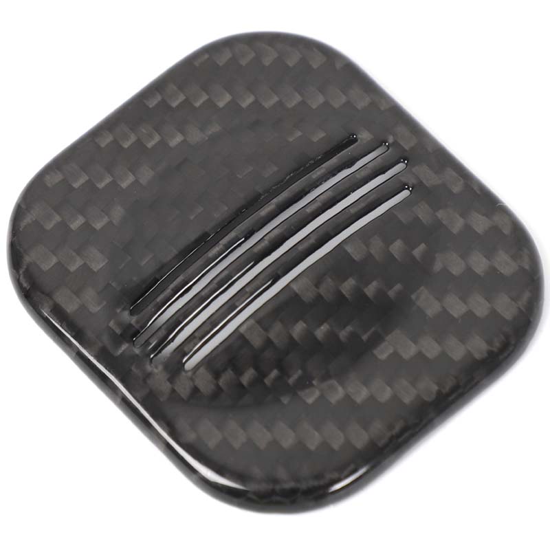 

Real Carbon Fiber For Fiat 500 2016-2025 Car Roof Microphone Cover Decorative Sticker Car Interior Protection Accessories Carbon fiber