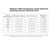 Transparent Acrylic Photo Frame Modern Poster Display Stand New Picture Frame  Home Decor