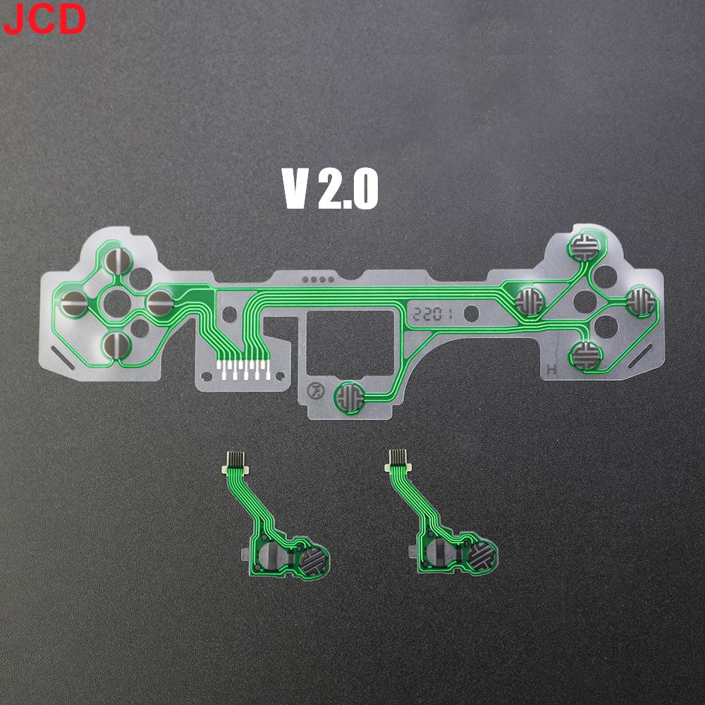 JCD 1pcs For PS5 Button Ribbon Circuit Board For PS5 V1 V2 Controller Replacement Conductive Film Keypad Flex Cable