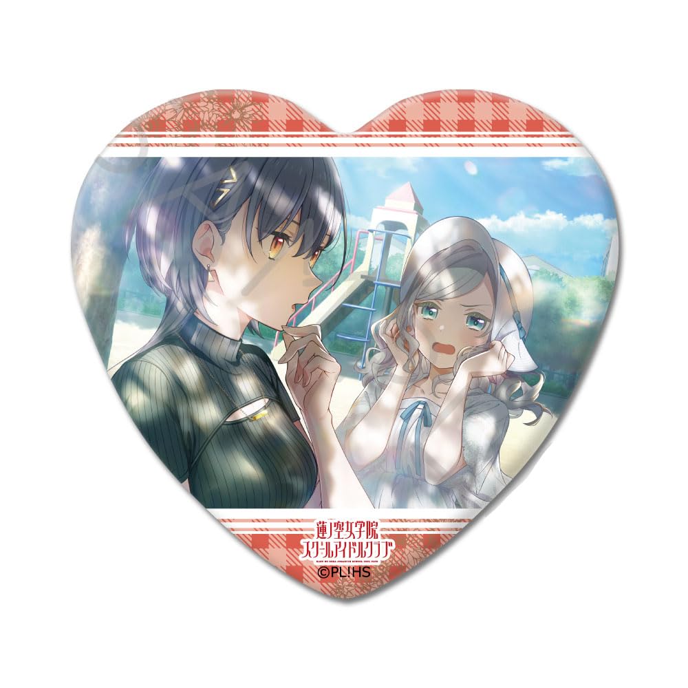 Hasunozora Academy School Idol 7th Can Badge Design OK  Love Live! Girls  Club  Heart-Shaped