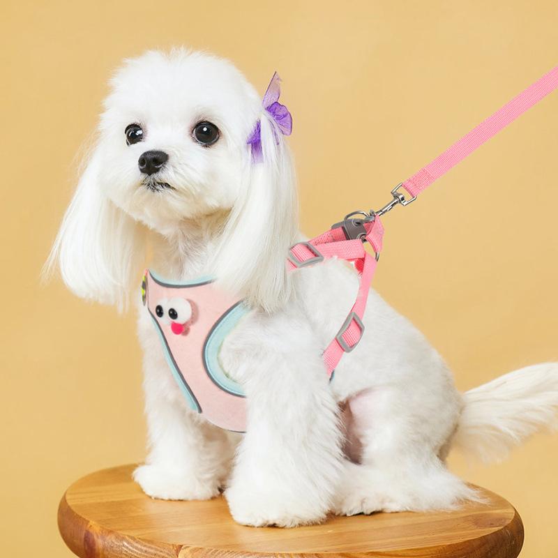 Pet Chest and Back Straps Are Small Dog Products That Prevent Dogs From Breaking Free From The Leash When Walking Them