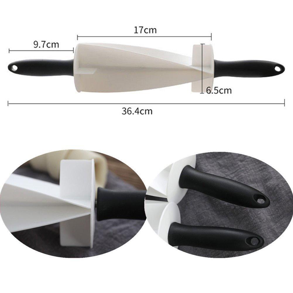 1PC Croissant Rolling Pin Non Stick Cake Dough Roller DIY Baking Tools