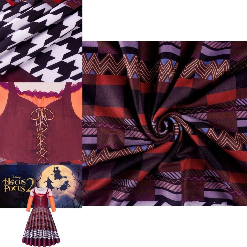 Halloween Hocus Pocus2 Mary Sanderson Costume For Kids Soft And Comfortable