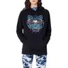 (WMNS) KENZO Tiger Head Hooded Pullover Long Sleeves Hoodie Black Women's F962SW7704X7-99