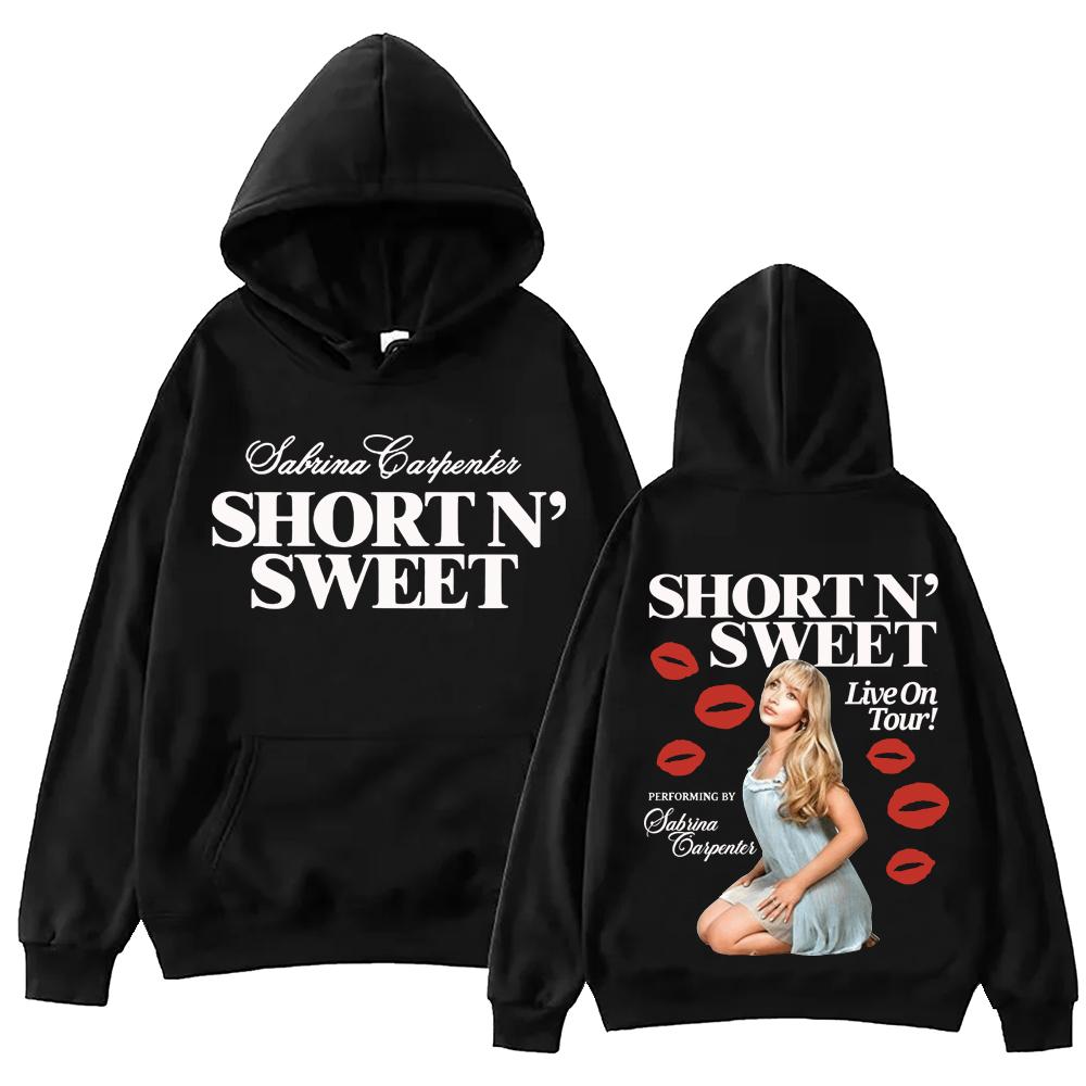 Sabrina Carpenter Wereldtournee 2025 Hoodie Man Vrouw Harajuku Lange Mouw Pullover Tops Sweatshirt Cadeau