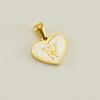 High-Quality Stainless Steel Heart Letter Pendant Necklace - Trendy Ins Style Clavicle Chain