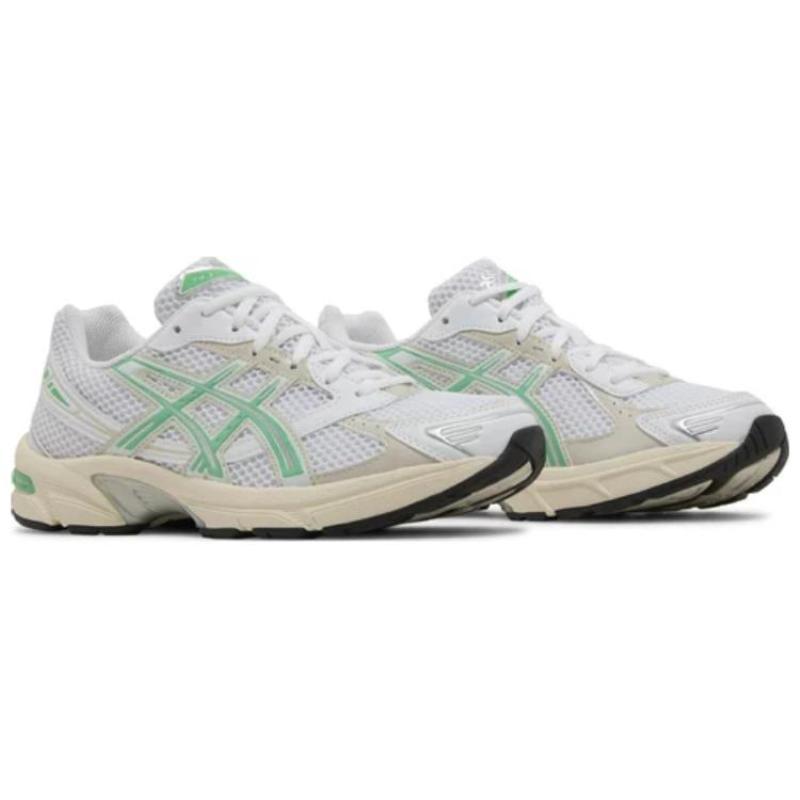 ASICS Gel 1130 White Malachite Green Off White Midsole Women's Sneakers 1202A164-114