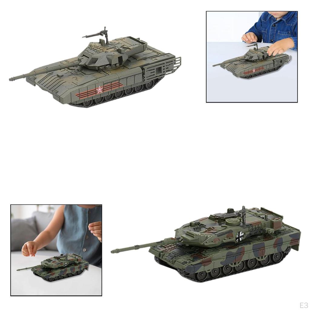 Panzermodell im Maßstab 1:72 - Sammlerstück, Tischdekoration, Geburtstagsgeschenk, Konstruktions-Simulationsspielzeug