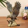 Brass Flying Eagle Statue Hawk Sculpture Decorative Handmade Garuda Statue for Home Decor Office Handcrafted Showpiece Gift Item