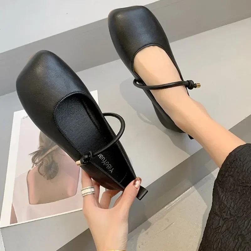 Moda feminina casual sapatos baixos barco mocassins bailarina bico redondo sapatos baixos 2024 primavera sapatos baixos femininos confortáveis macios rasos