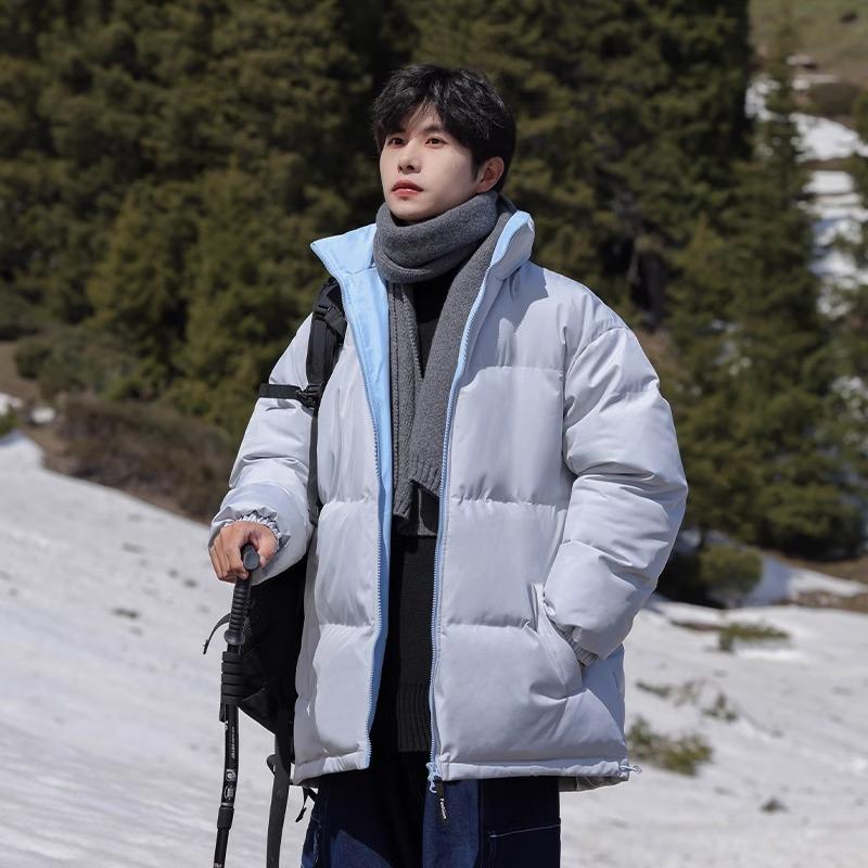 American stand-up collar padded clothes men's winter new padded jackets trendy versatile outdoor winter clothes cold-proof down padded clothes