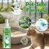 Cat Litter Deodorizing Spray - Multi-Purpose Deodorizer for Cats and Litter Boxes, Powerfully Removes Urine, Feces, and Training Pad Odors, Suitable 