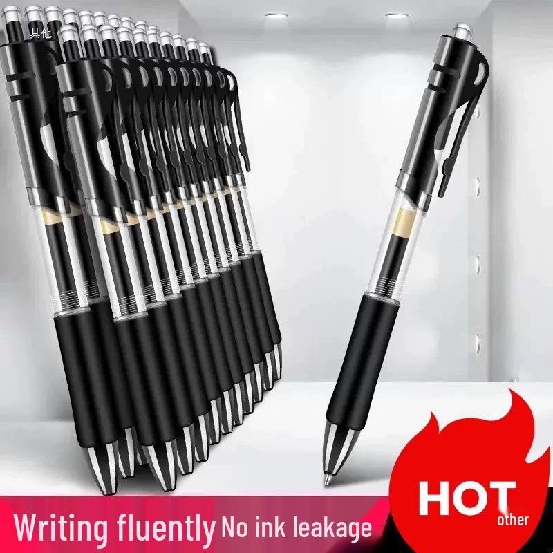K35 Click Neutral 0.5mm Black Ink Exam Pen with Refill Blue 4 pens - Promo