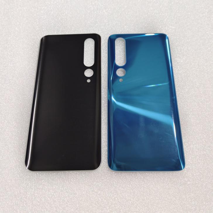 Yibin Glass Back Cover for Xiaomi Mi 10/10 Pro - Battery Case Shell with No Logo