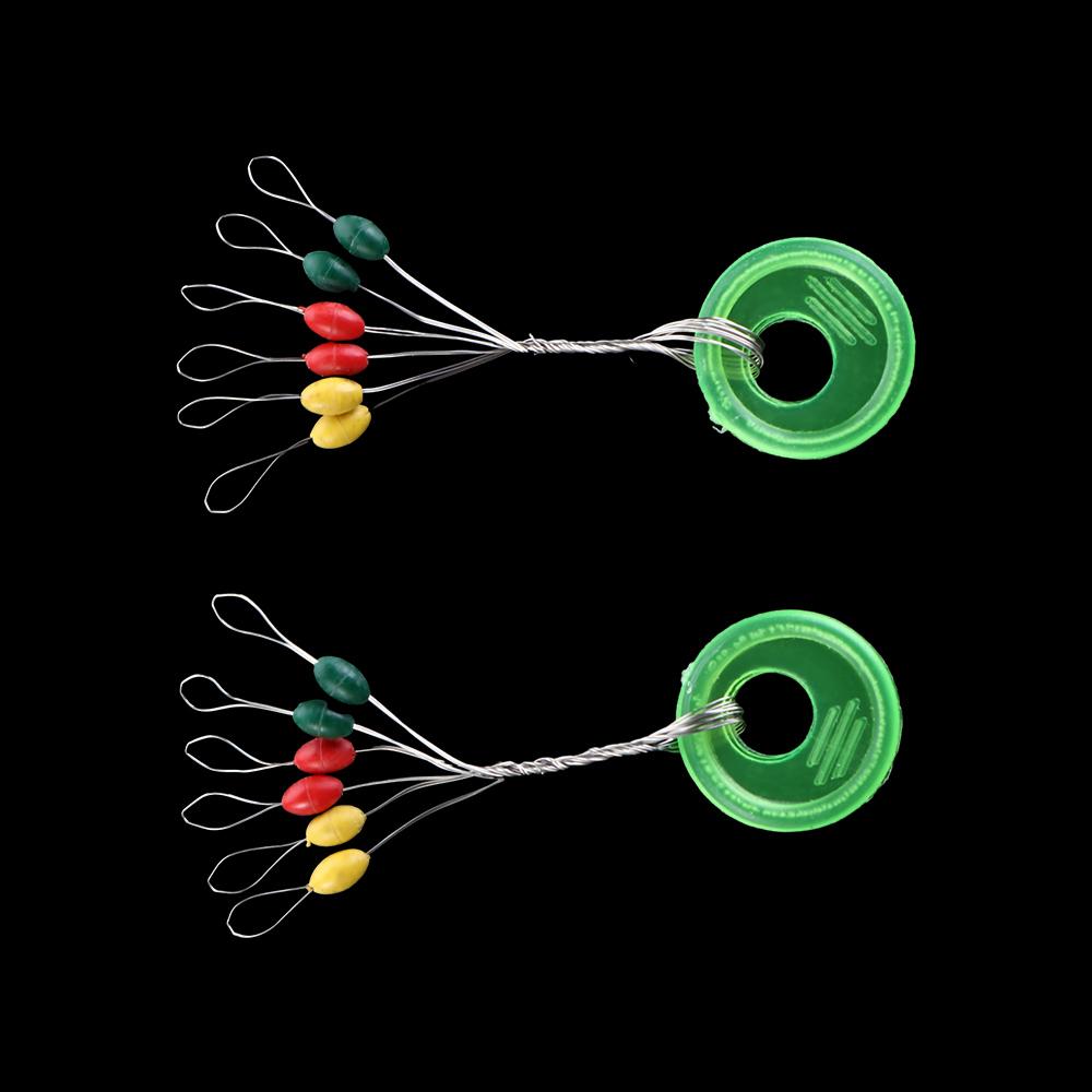 Fishing Stopper Floats Bal Float Rubber Fishing Space Beans Fish Beans Oval Float Float Beans