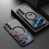 Snow Mountain Patterned Magnetic Phone Case For Samsung Galaxy A37 A17 A56 A36 A55 A35 A26 A16 A25 A15 A54 A14 A34 Acrylic Cover