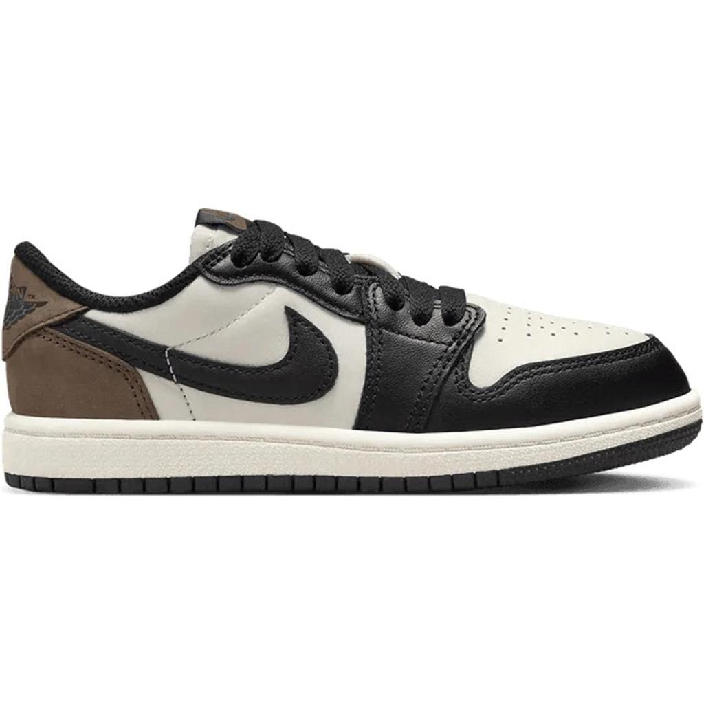 New Jordan Air Jordan 1 Anti Kick Low Top Children's Basketball Shoes Dark Brown Children Aged 3 7 Years Old FQ5436-102