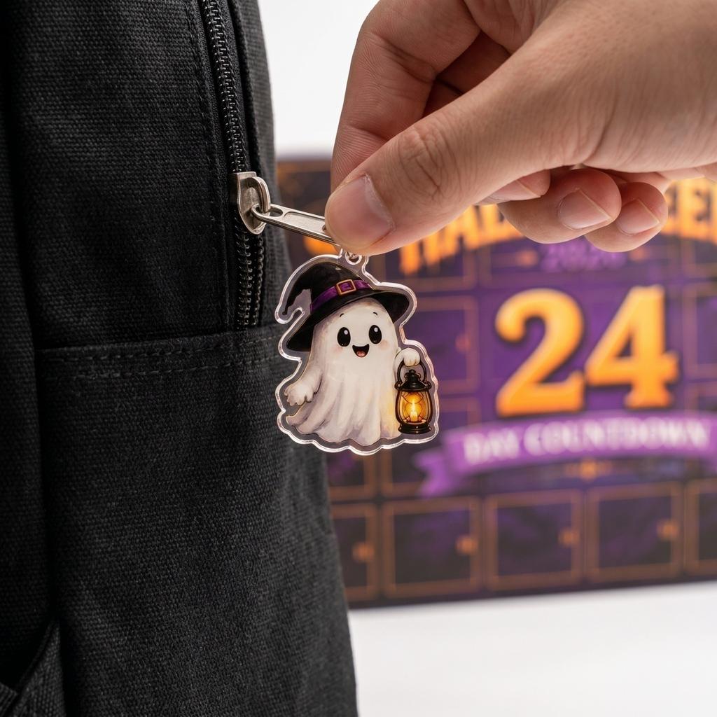 Halloween Countdown Calendar 2026 with Days of 2D Acrylic Surprise