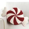 Christmas Candy Cane Throw Pillow Soft Sofa Cushion Festival Heteromorphic Decorative Pillow Doll For Christmas Decoration