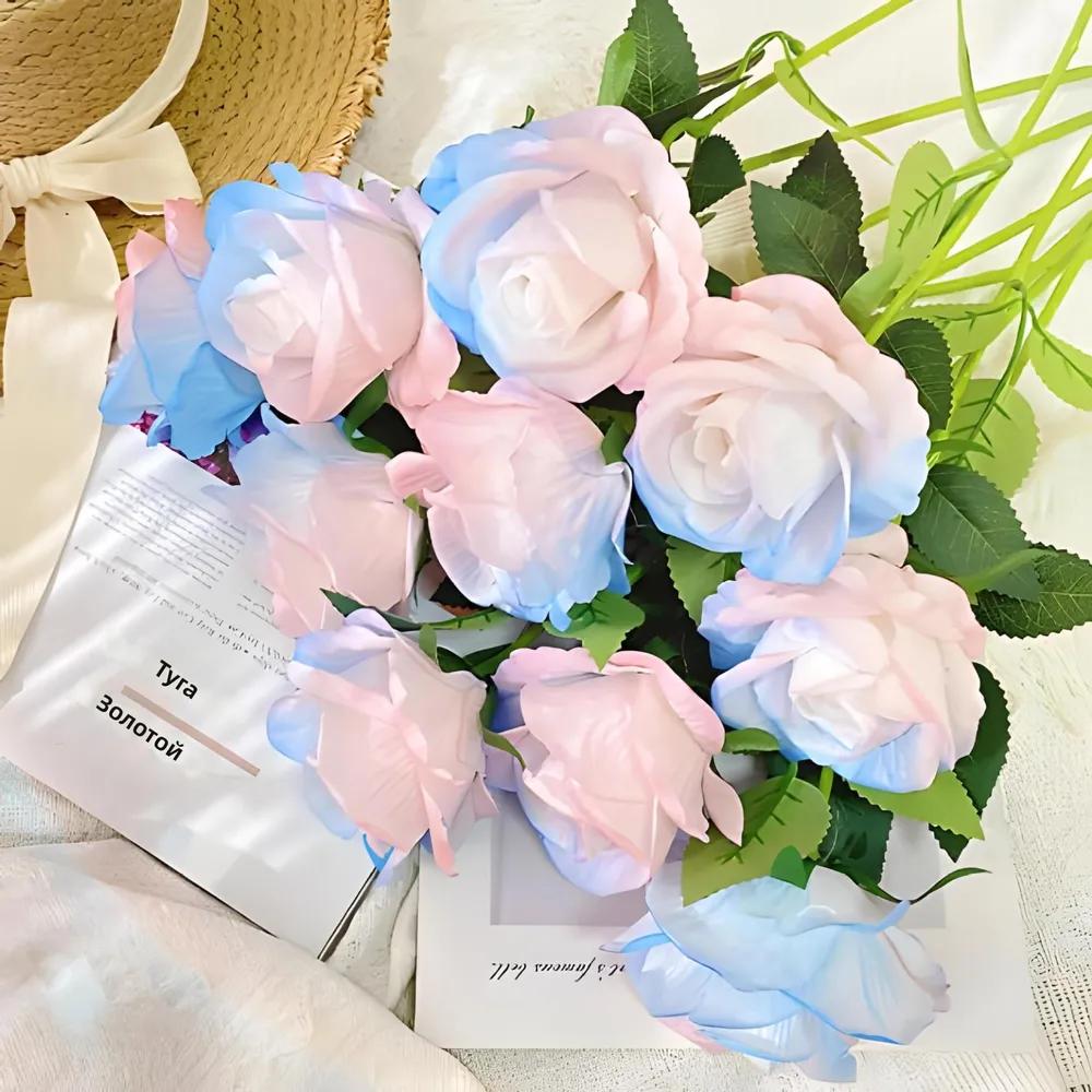 Artificial Flowers Flum 24 pcs white