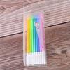 Boxed Rainbow Gradient Rainbow Candle Birthday Candle Creative Colored Pencil Slim Candle Cake Decoration