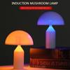 Battery Operated Mushroom Dimmable Lamp Color Changing Mushroom Night Light  Bedroom