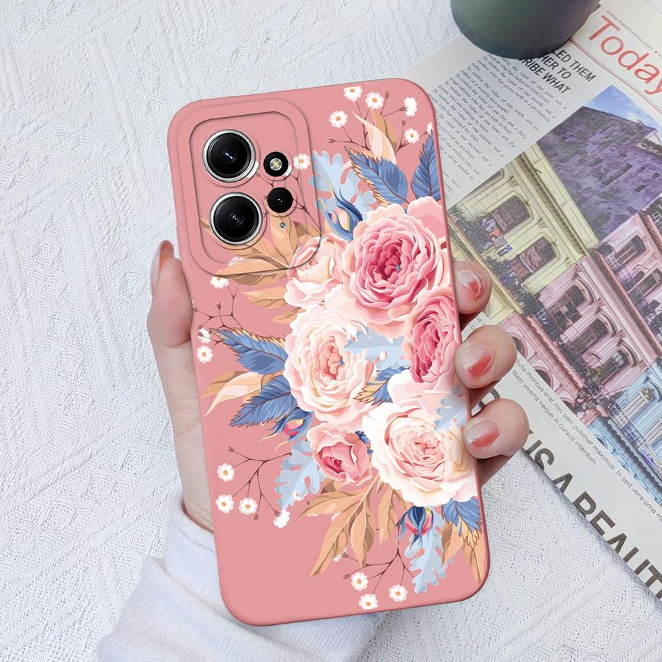 Cases For Xiaomi Redmi Note 12 12S 4G 5G Cute Patterned Liquid Silicone Anti Knock Back Cover For Redmi Note 12 S Funda Bumper