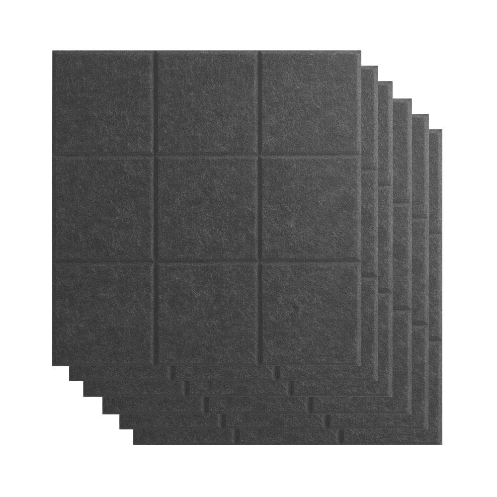 

AutoGo Sound-Absorbing Wall Board, Soundproofing Material [Improved Magic Double-Sided Tape Included, Super Strong, Noise-Reducing] Hard
