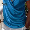 Bărbați tricou V-neck mânecă scurtă casual topuri Lejer croială culoare solidă respirabil material pulover topuri Home Gym Street Wear