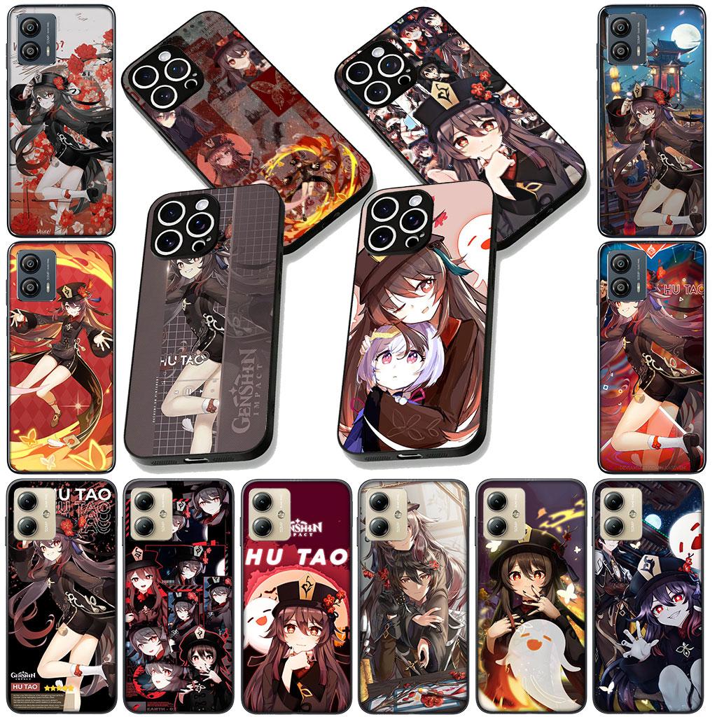 Cover for Samsung Galaxy A05 A06 A14 A50 A51 A52 A12 A13 A17 A70 A07 A25 A26 A56 A23 M53 Case Genshins Impacts Hu Tao HuTao
