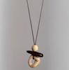 Bohemian Ceramiczny Naszyjnik: Vintage Etniczny Długi Łańcuszek do Swetra i Choker Zen
