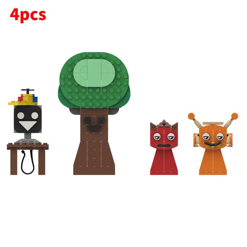 Sprunki Incredibox Building Blocks Set Construction Educational Toy Game Diy