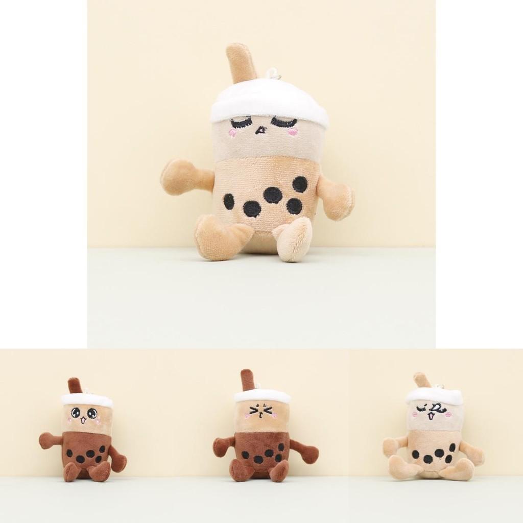 Adorable Bubble Tea Plush Toy Keychain Cute 4 Inch Stuffed Animal Accessory