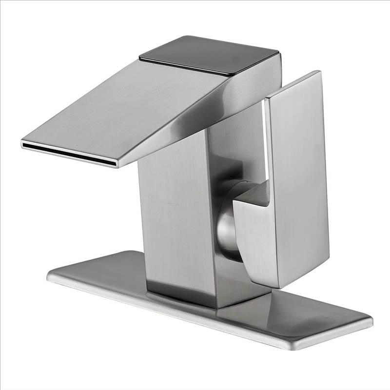 Bathroom Basin Faucet With Led Digital Display temperatureTaps Basin Deck Mounted Sink Waterfall Mixers