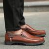 Herren Lederschuhe Neue handgefertigte Freizeitschuhe mit weichen Sohlen Bequeme atmungsaktive Herren-Turnschuhe Trend Faule Wilde flache Schuhe