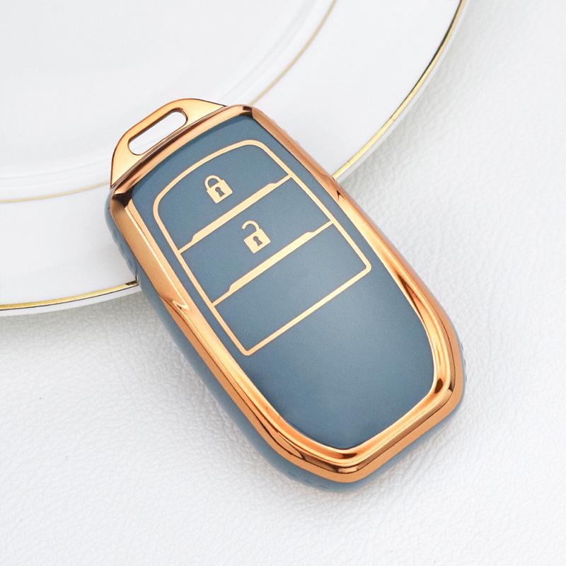 2/3/4 tasten Fernbedienung Schlüssel Fall Abdeckung Shell Fob Für Toyota Fortuner Rav4 Highlander Yaris Auris Camry land Cruiser Prado 150 Mark X Venza