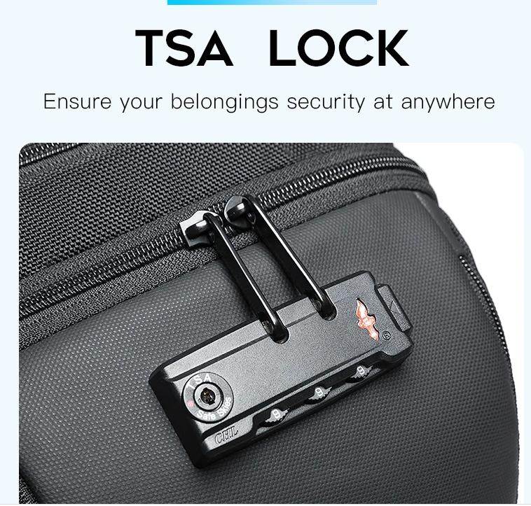 BANGE Nová multifunkční crossbody taška proti krádeži 9,7palcový tablet Outdoorová cestovní náprsní taška Batohy