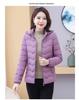 Women's Short Cotton-Padded Jacket: Slim Fit, Light, Warm, Fashionable, Versatile, Plus Size, for Autumn & Winter.