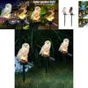 Owl Shaped Solar Led Garden Light With Waterproof Design For Outdoor Use