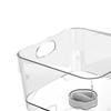 Clear Storage Bins Vegetable Washing Basket Draining Produce Saver Containers