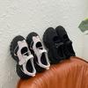 2025 Spring Autumn New Women's Sneaker Magic Pad Increases Height Age-Reducing Round Head Sponge Cake Bottom Debi Shoe