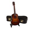 10CM Mini  Folk classical guitar model Wooden Mini Guitar Model Musical Instrument Decoration Gift  For Bedroom Living Room
