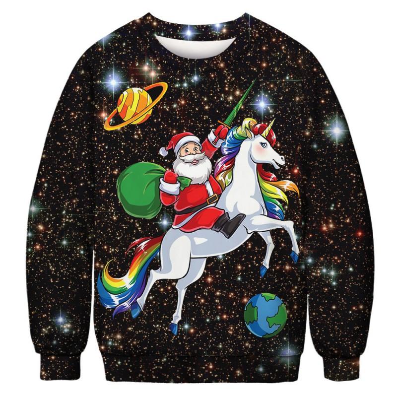 Grinch Christmas Cartoon Hoodie Unisex Long Sleeve Crewneck Sweatshirt Teens Casual Print Top