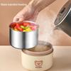 Durable Stainless Steel Thermal Food Container with Leak Proof Lid and Portable Handle for Office or School