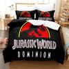 3D Jurassic Park Bettwäscheset Kinder Junge Heimtextilien Dekor Bettsets Queen Size Bettdecken Steppdecke Schlafzimmer Queen Dinosaurier Bettbezug