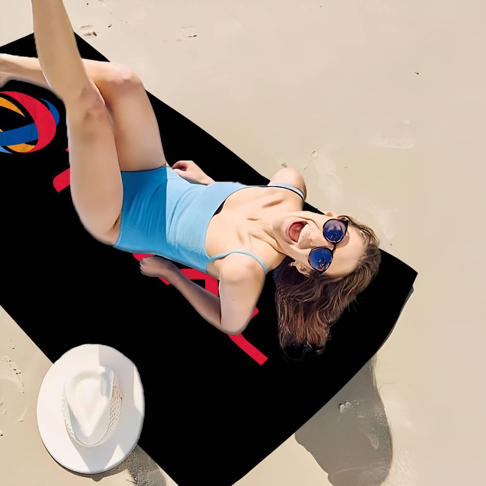 FT R-TOTALS Game Microfiber Printed Beach Towel Mountain Climbing Yoga Beach Swimming Running Absorbent Soft Towel