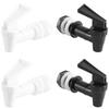 A55F-4 Sets Replacement Cooler Faucet Water Bottle Jug, Dispenser Tap Spigot Spout Water Beverage Lever Pour Dispenser Valve