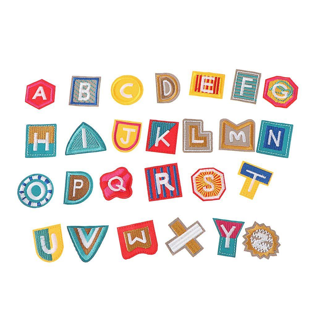 Embroidery Clothing Stickers Alphabet Patch Letters Patches Garment Applique Embroidery Clothing Stickers Alphabet Patch Letters Patches Garment Applique