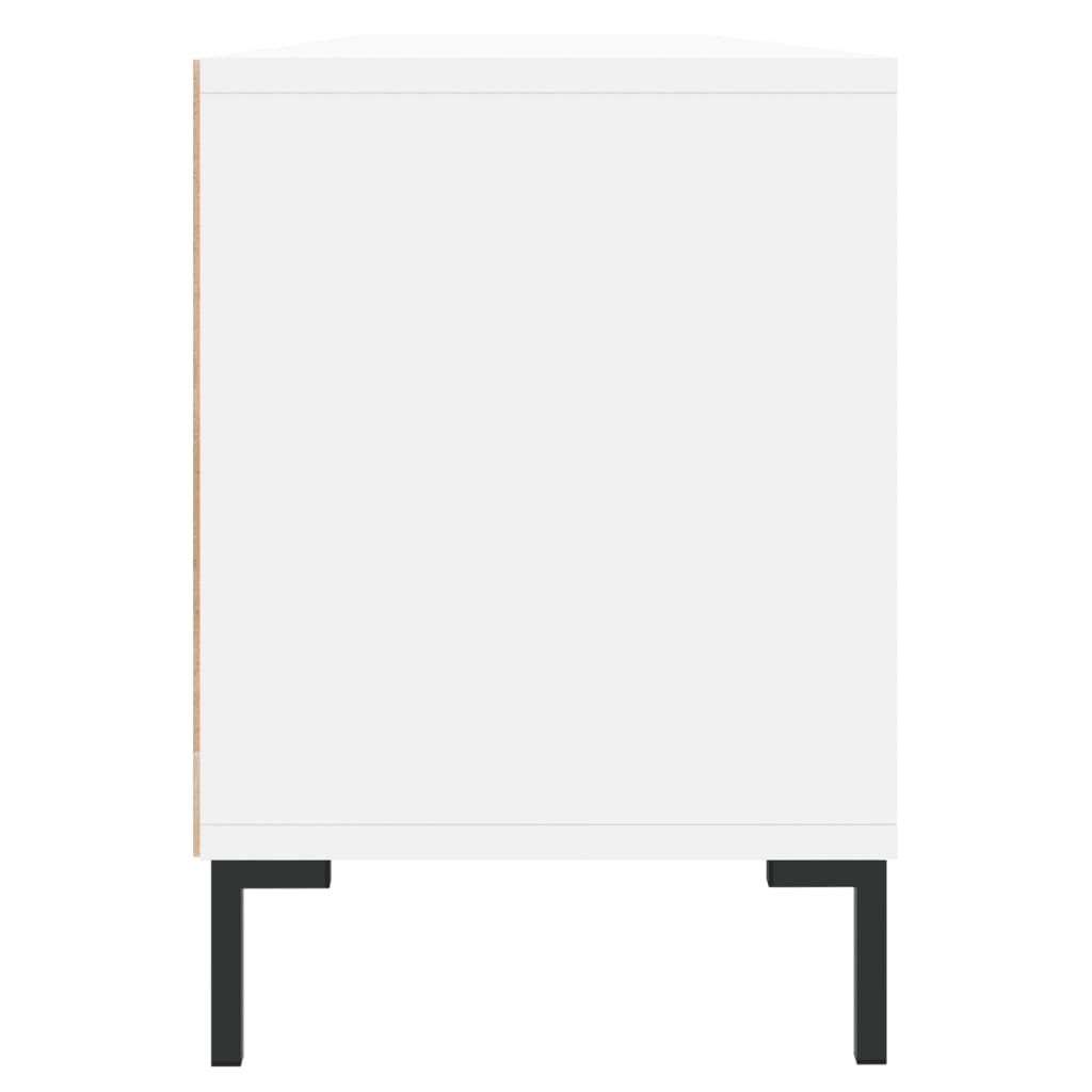 Vidaxl TV Cabinet, White, 150X30X44.5 Cm, Wood-Based Material